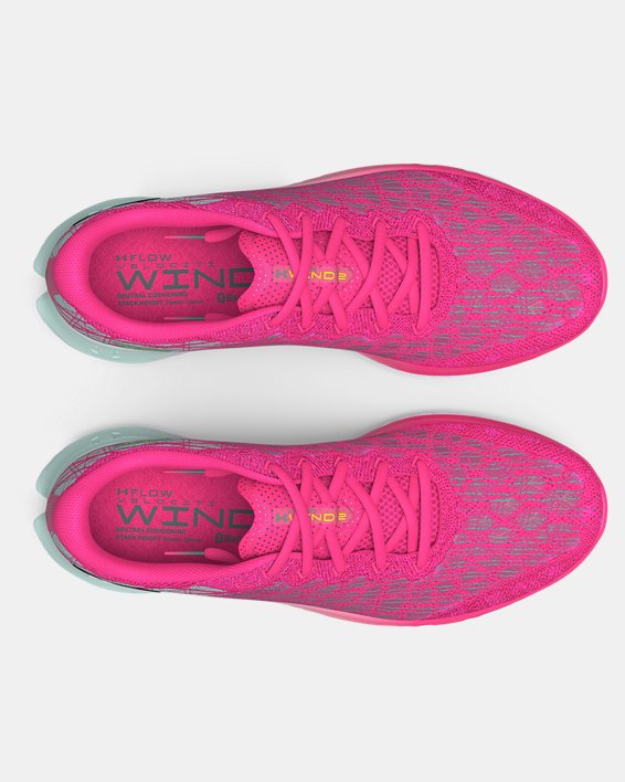 Women's UA Flow Velociti Wind 2 Daylight Running Shoes, Pink, pdpMainDesktop image number 2